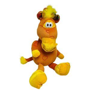 Emrad Creations Seasonal Sensations Orange Dragon Plush Stuffed Animal Toy 14”